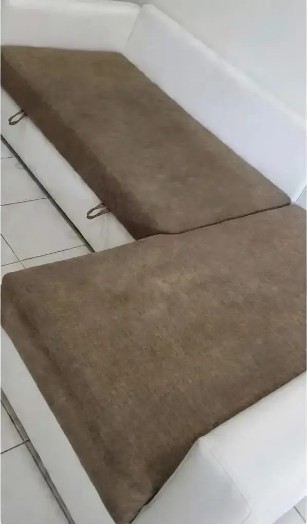After: L-Shaped Fabric Sofa Shampoo by Al Haya Sofa Care