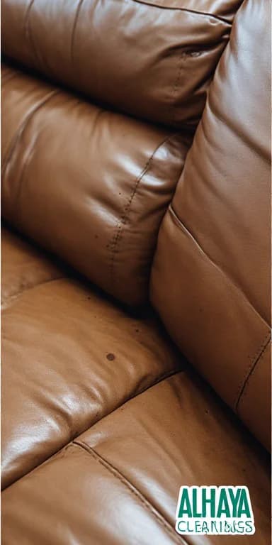After: Leather Sofa Dirt & Marks Removal by Al Haya Sofa Care