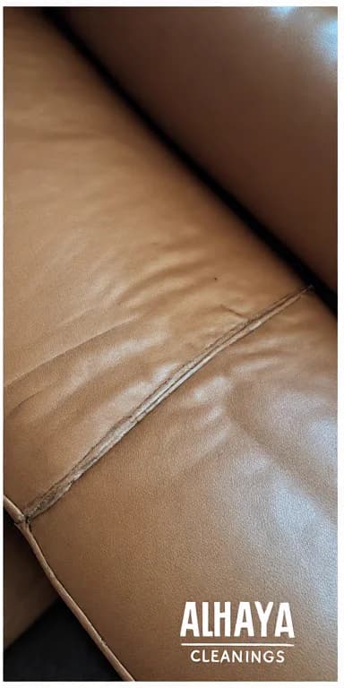 After: Leather Sofa Mould & Stain Treatment by Al Haya Sofa Care